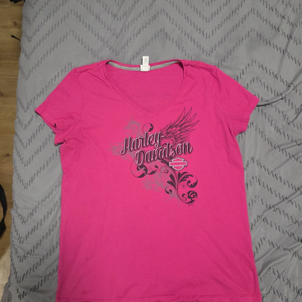 Harley-Davidson Fuchsia Short Sleeve Tee